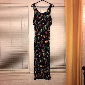 Floral Navy Maxi Dress